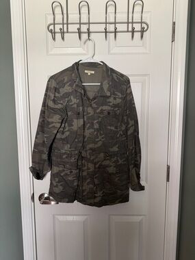 Maurices Men's Camouflage Field Jacket in Olive Green